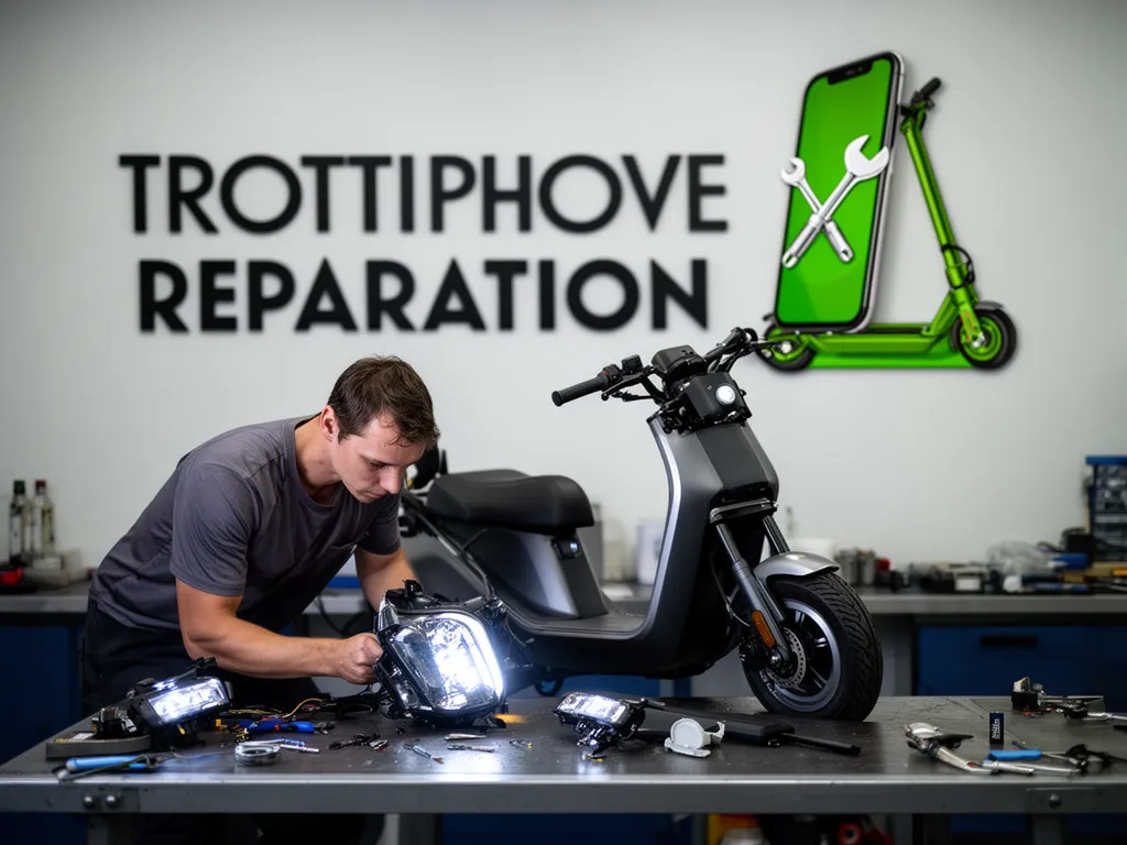 Réparation Feux avant/arrière à Menouville - TROTTIPHONE