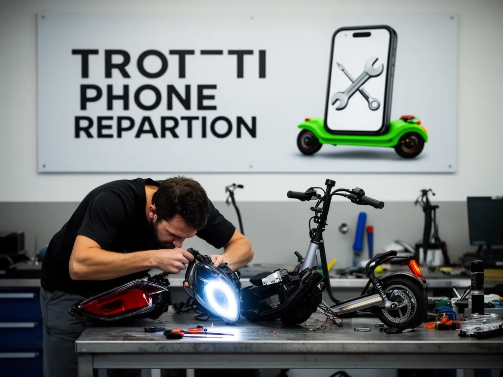 Réparation Feux avant/arrière à Nesles-la-Vallée - TROTTIPHONE