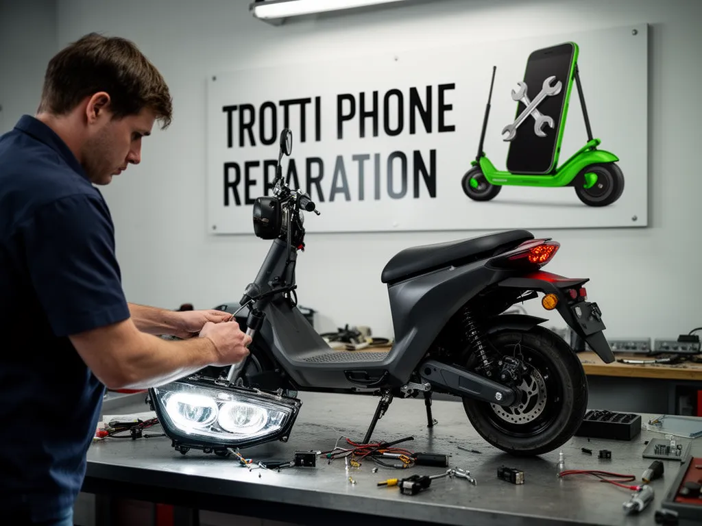 Réparation Feux avant/arrière à Puiseux-en-France - TROTTIPHONE