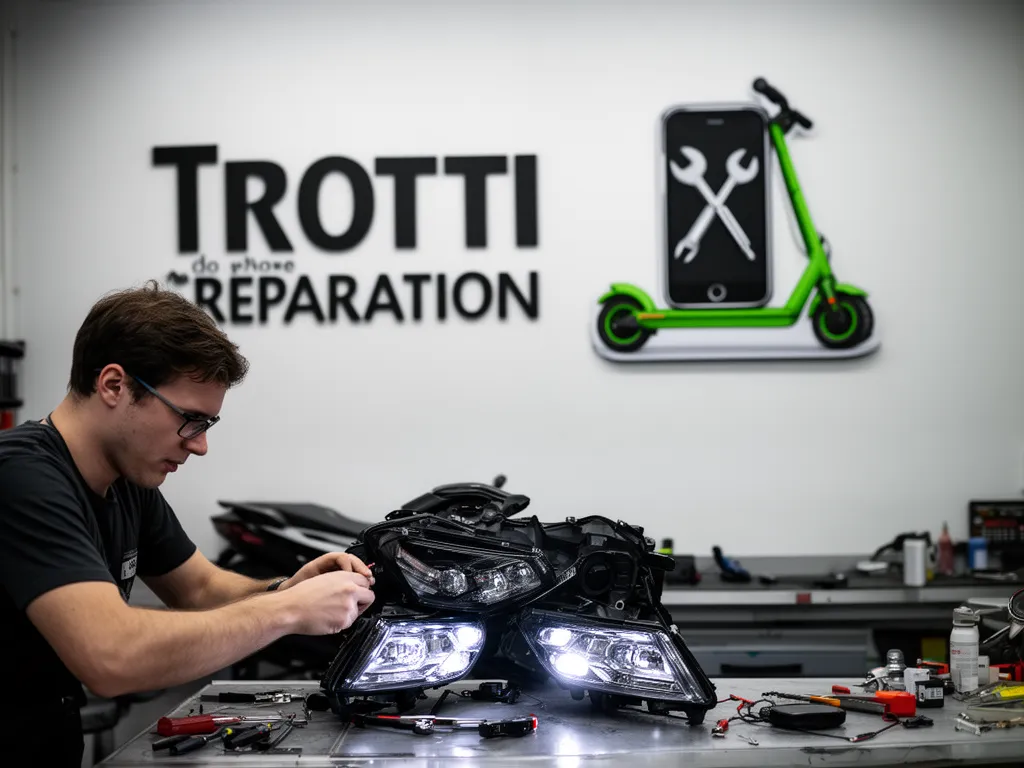 Réparation Feux avant/arrière à Ronquerolles - TROTTIPHONE