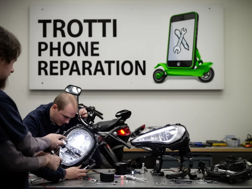 Réparation Feux avant/arrière à Santeuil - TROTTIPHONE