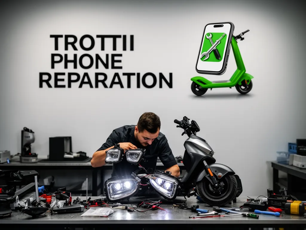 Réparation Feux avant/arrière à Vallée - TROTTIPHONE