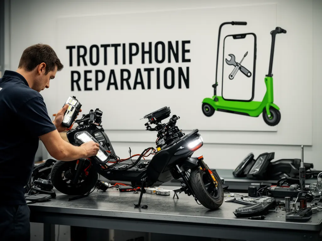 Réparation Feux avant/arrière à Vienne-en-Arthies - TROTTIPHONE