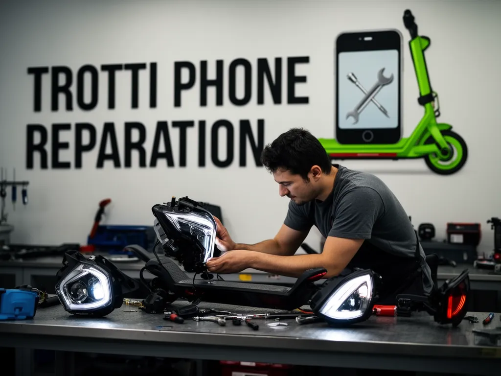 Réparation Feux avant/arrière à Vigny - TROTTIPHONE