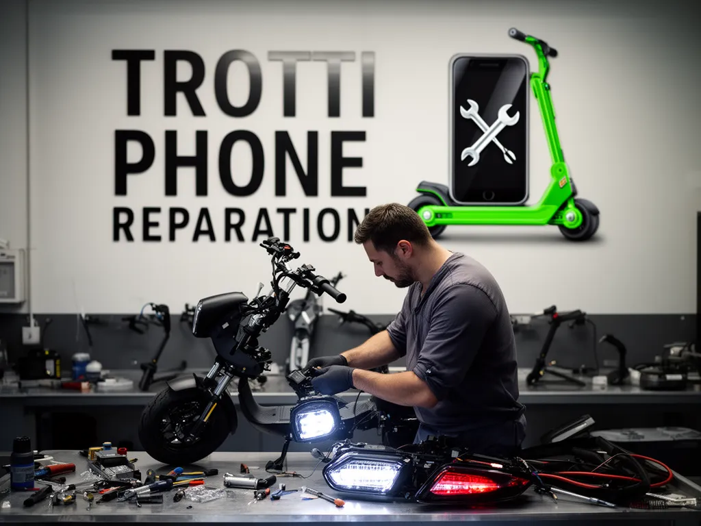 Réparation Feux avant/arrière à Villeron - TROTTIPHONE