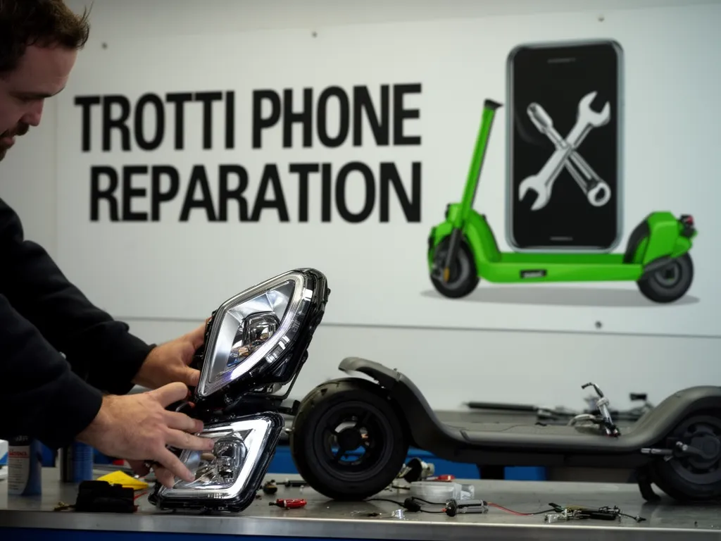 Réparation Feux avant/arrière à Villiers-le-Sec - TROTTIPHONE