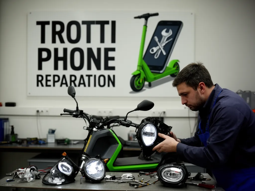 Réparation Feux avant/arrière à Wy-dit-Joli-Village - TROTTIPHONE