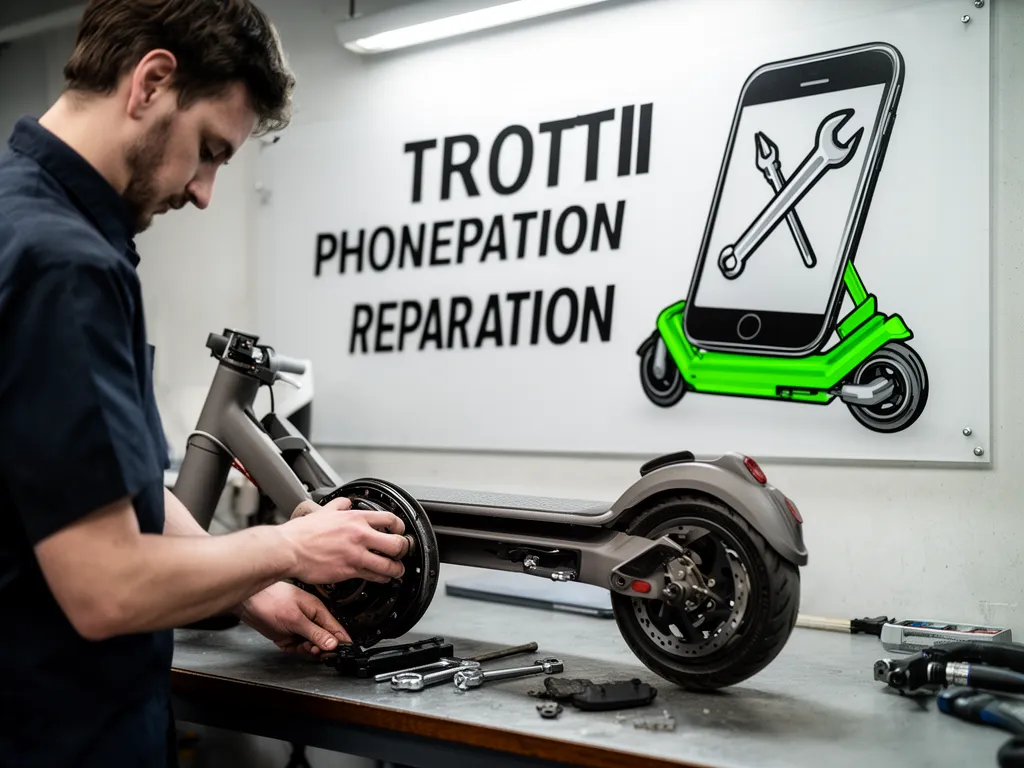 Réparation Freins à Sagy - TROTTIPHONE