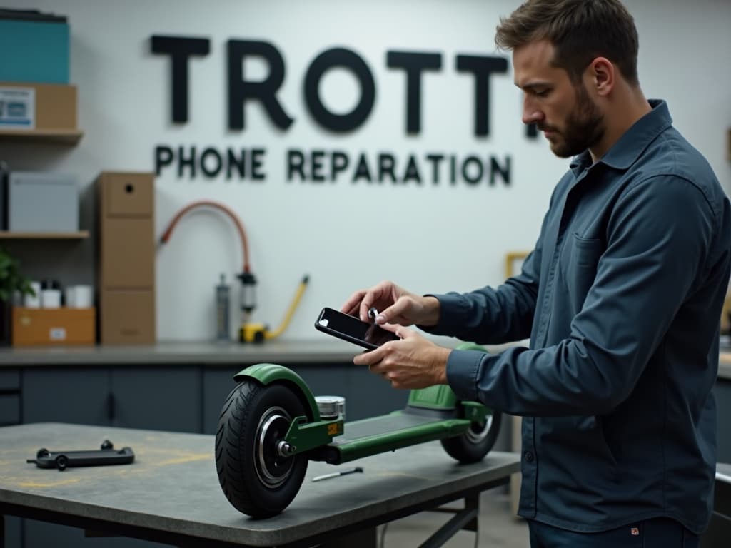 Réparation Pneus / Chambre à air à Andrésy - TROTTIPHONE