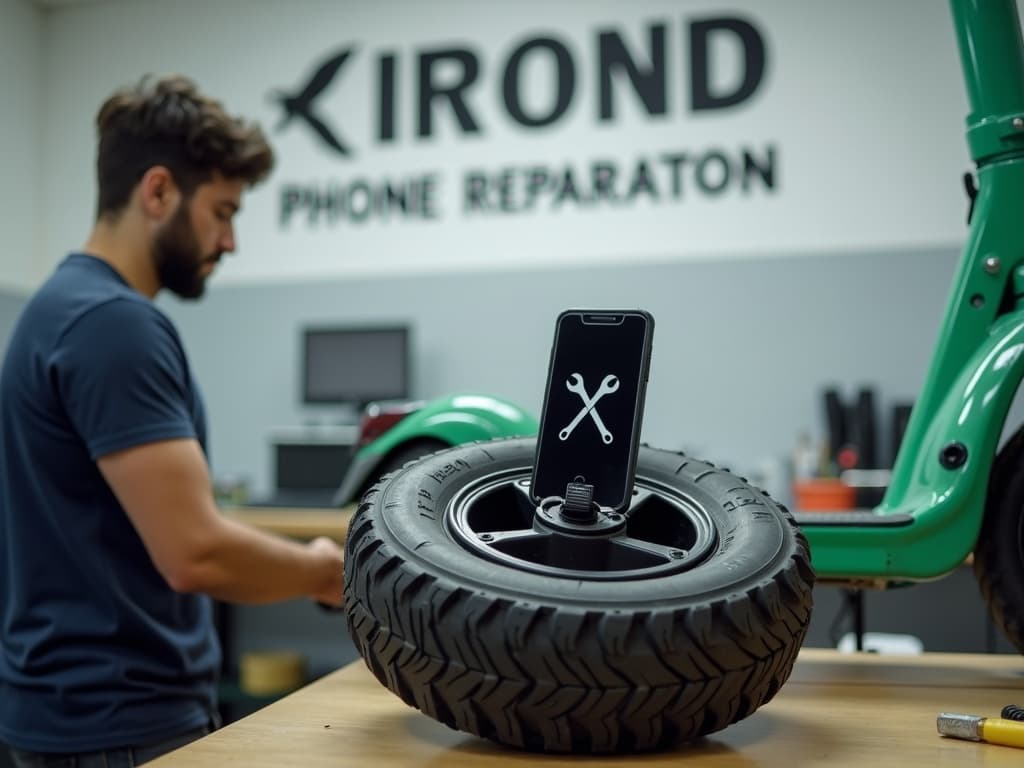 Réparation Pneus / Chambre à air à Bezons - TROTTIPHONE