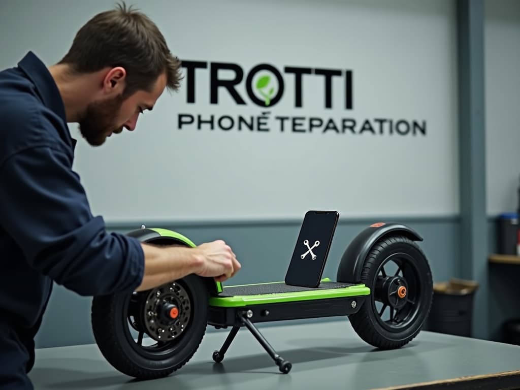 Réparation Pneus / Chambre à air à Bray-et-Lû - TROTTIPHONE