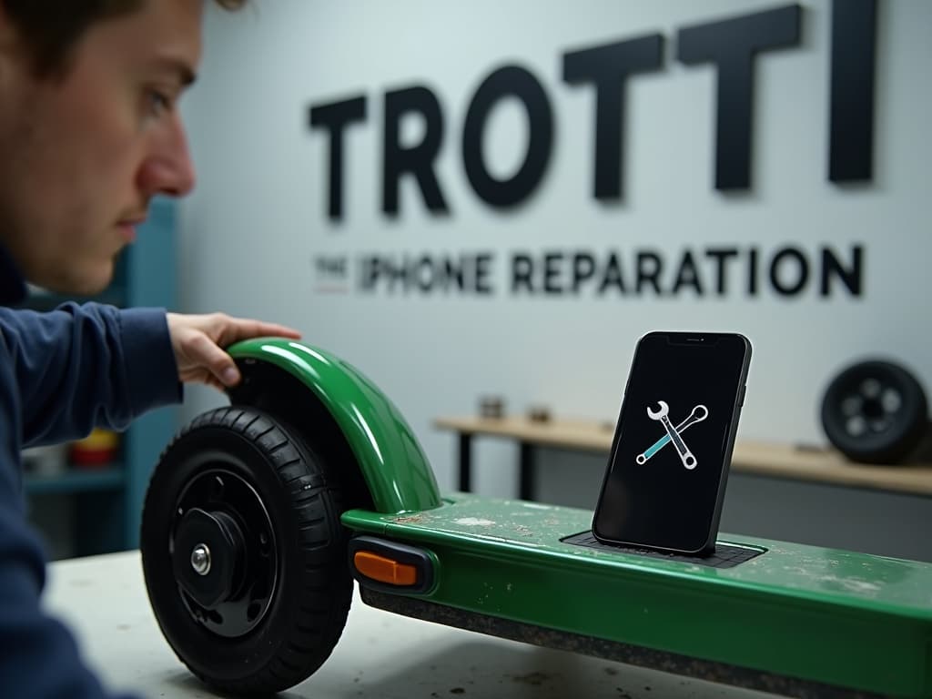 Réparation Pneus / Chambre à air à Chérence - TROTTIPHONE