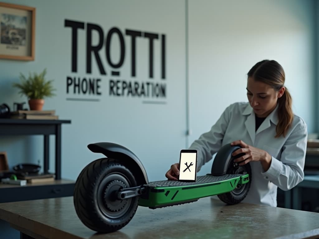 Réparation Pneus / Chambre à air à Commeny - TROTTIPHONE