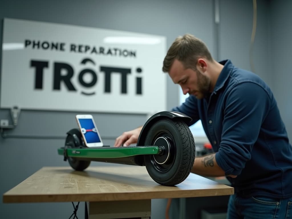 Réparation Pneus / Chambre à air à Courcelles-sur-Viosne - TROTTIPHONE