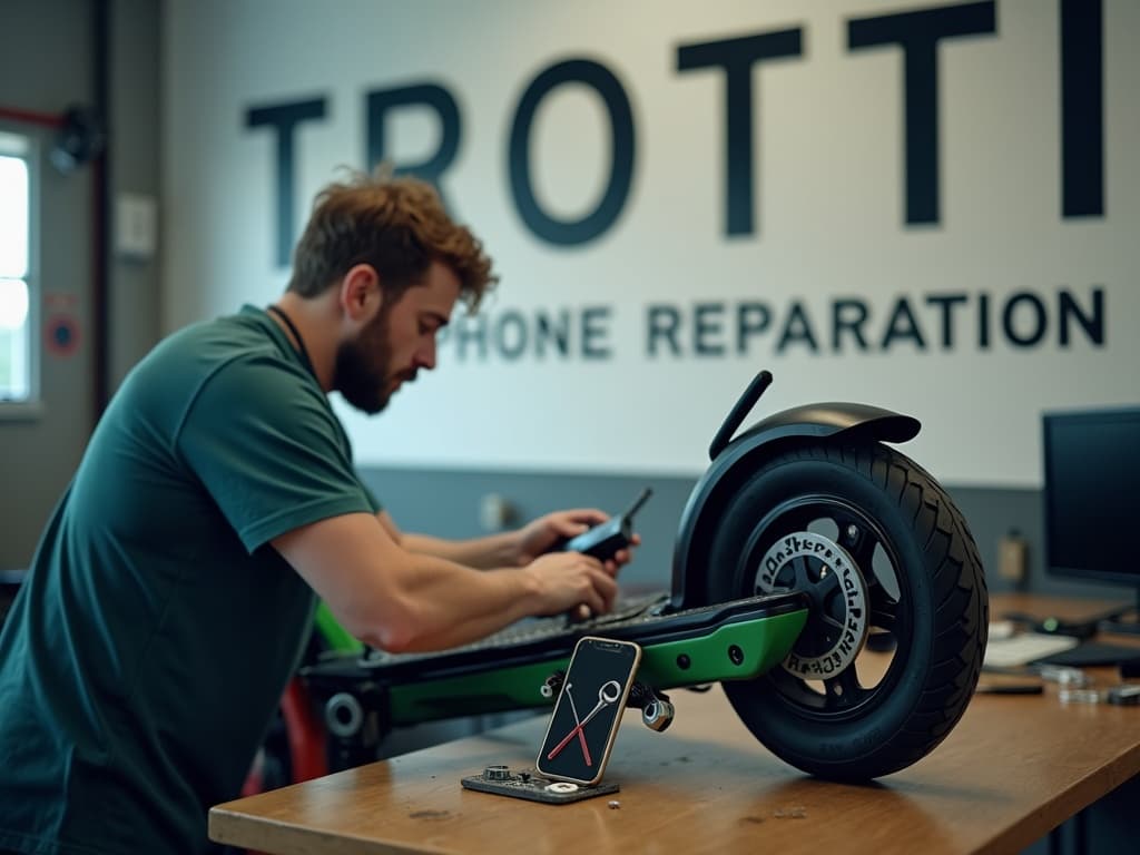 Réparation Pneus / Chambre à air à Jouy-le-Moutier - TROTTIPHONE