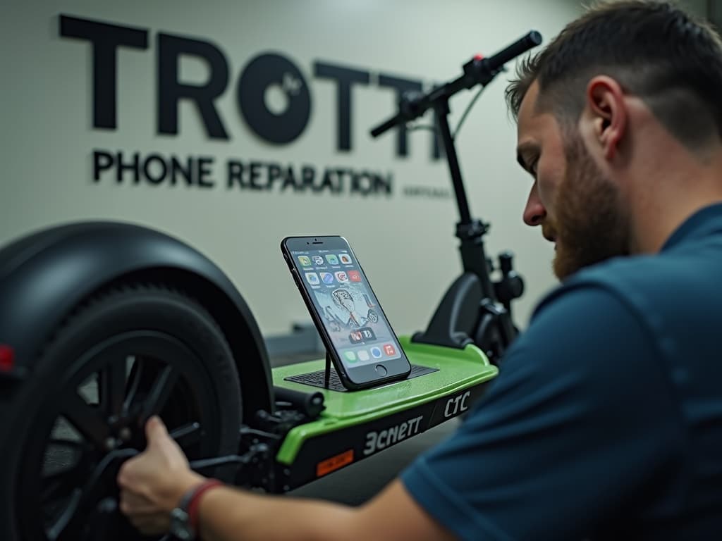 Réparation Pneus / Chambre à air à L'Isle-Adam - TROTTIPHONE