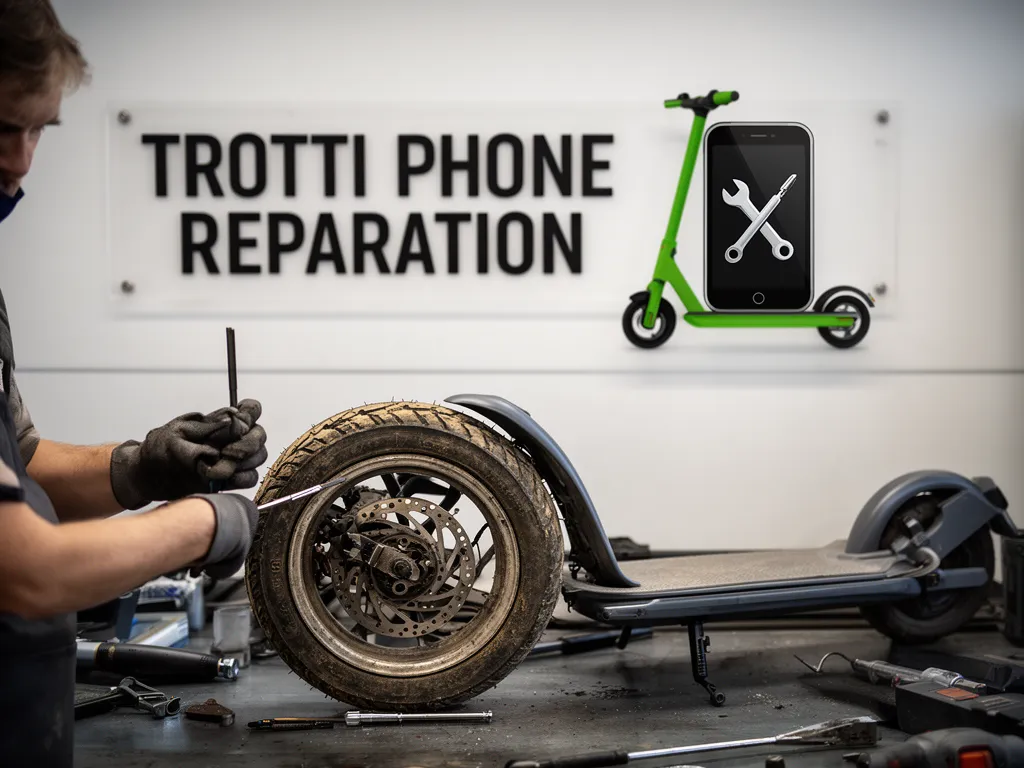 Réparation Pneus / Chambre à air à La Roche-Guyon - TROTTIPHONE