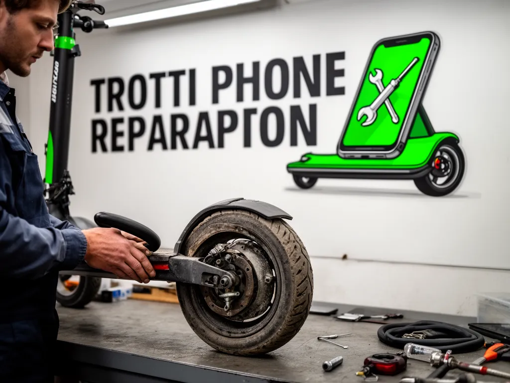 Réparation Pneus / Chambre à air à Le Plessis-Gassot - TROTTIPHONE