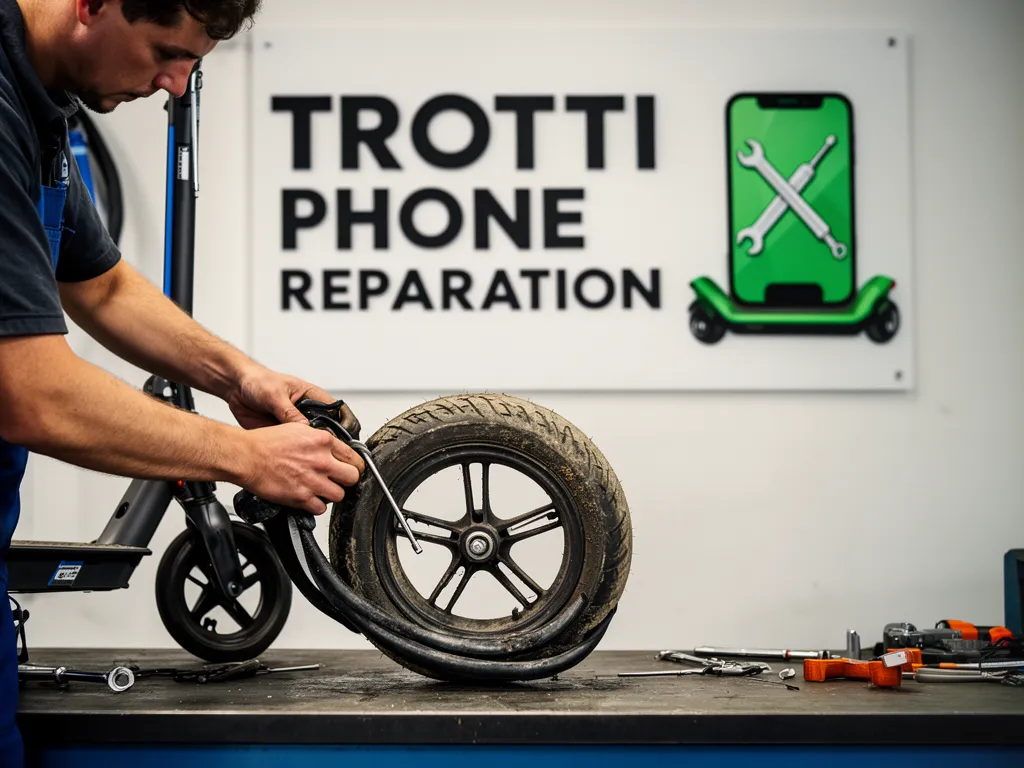 Réparation Pneus / Chambre à air à Livilliers - TROTTIPHONE