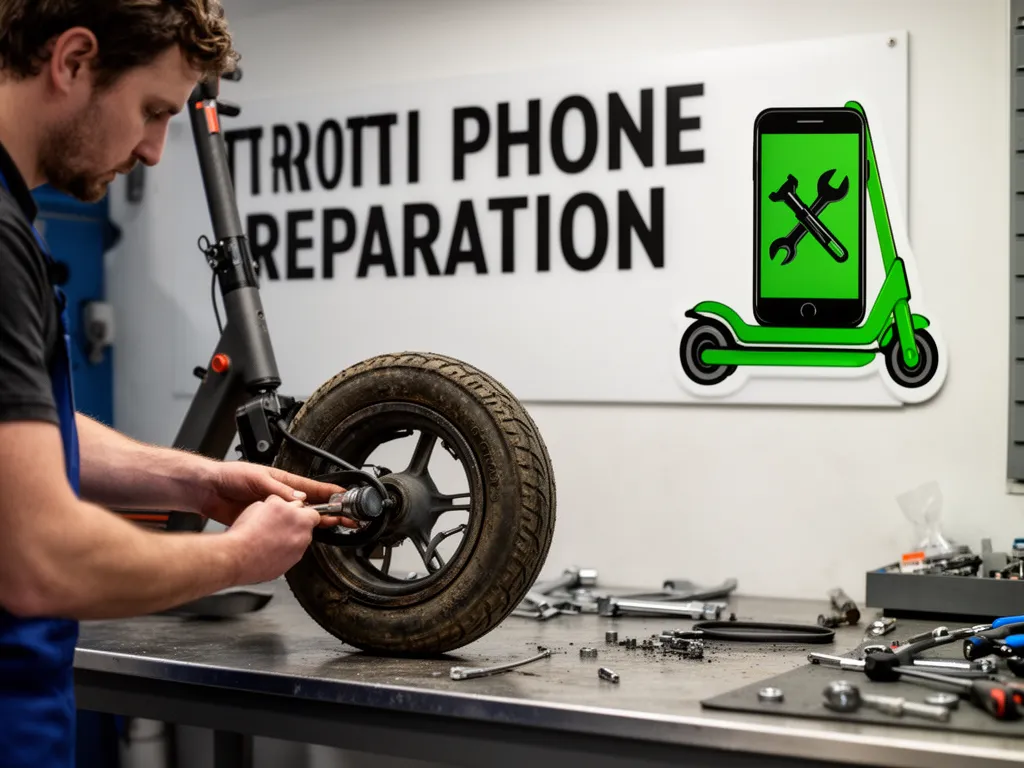 Réparation Pneus / Chambre à air à Luzarches - TROTTIPHONE