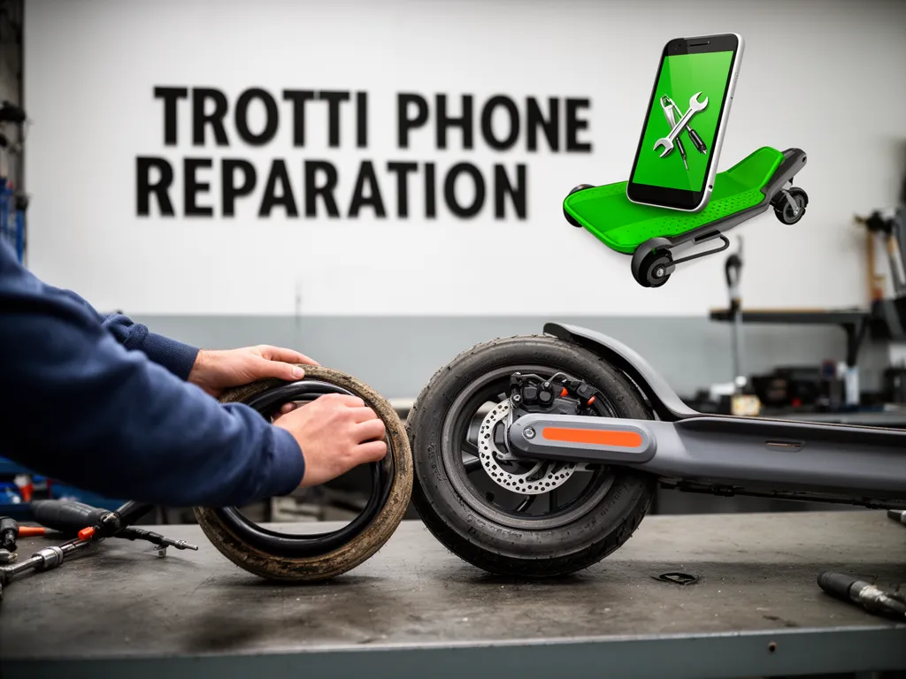 Réparation Pneus / Chambre à air à Maffliers - TROTTIPHONE