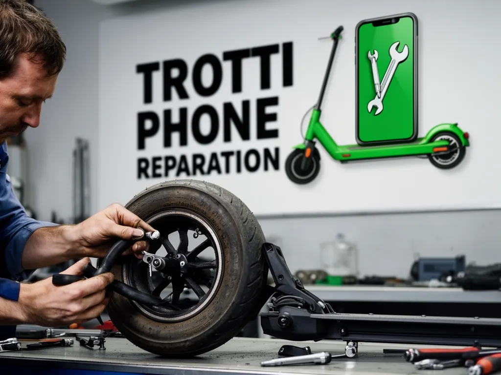 Réparation Pneus / Chambre à air à Marly-la-Ville - TROTTIPHONE