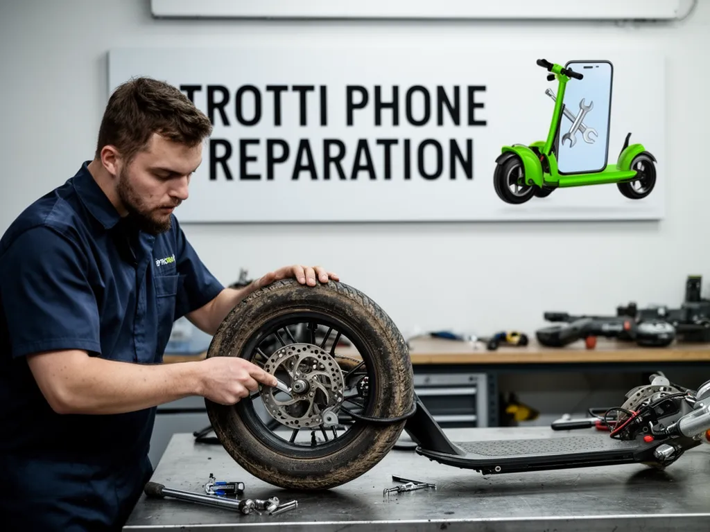 Réparation Pneus / Chambre à air à Montgeroult - TROTTIPHONE