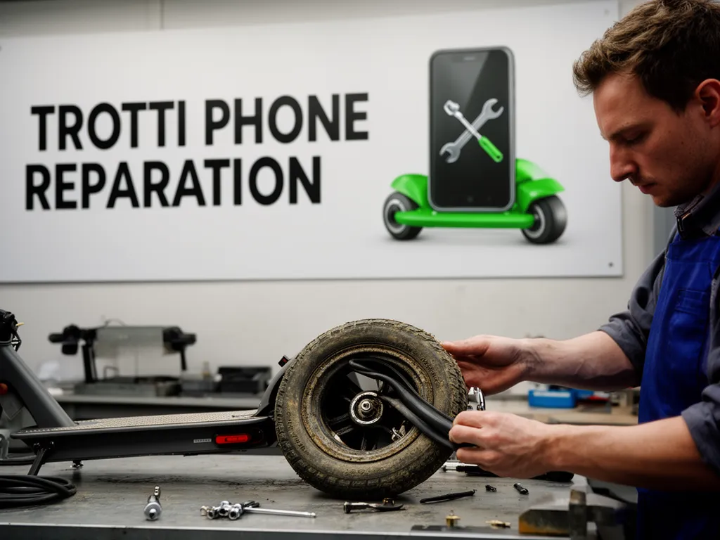 Réparation Pneus / Chambre à air à Montlignon - TROTTIPHONE