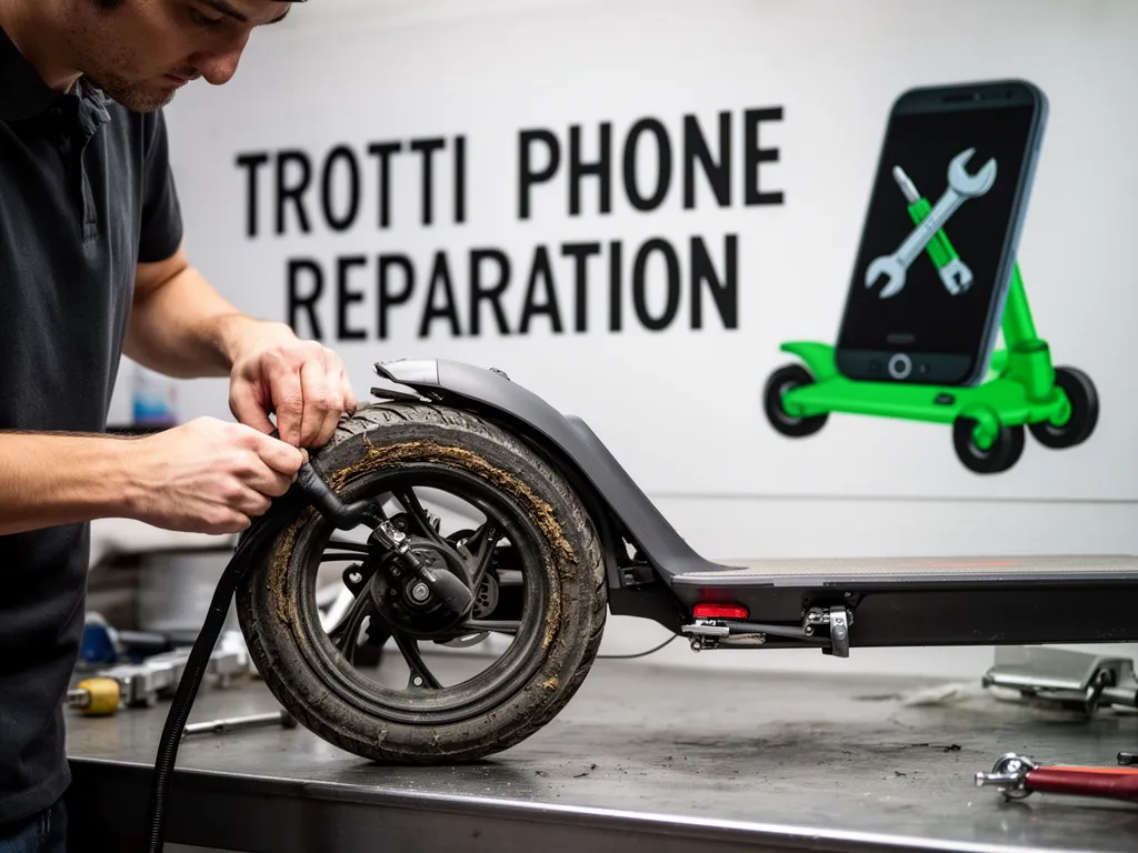 Réparation Pneus / Chambre à air à Moussy - TROTTIPHONE