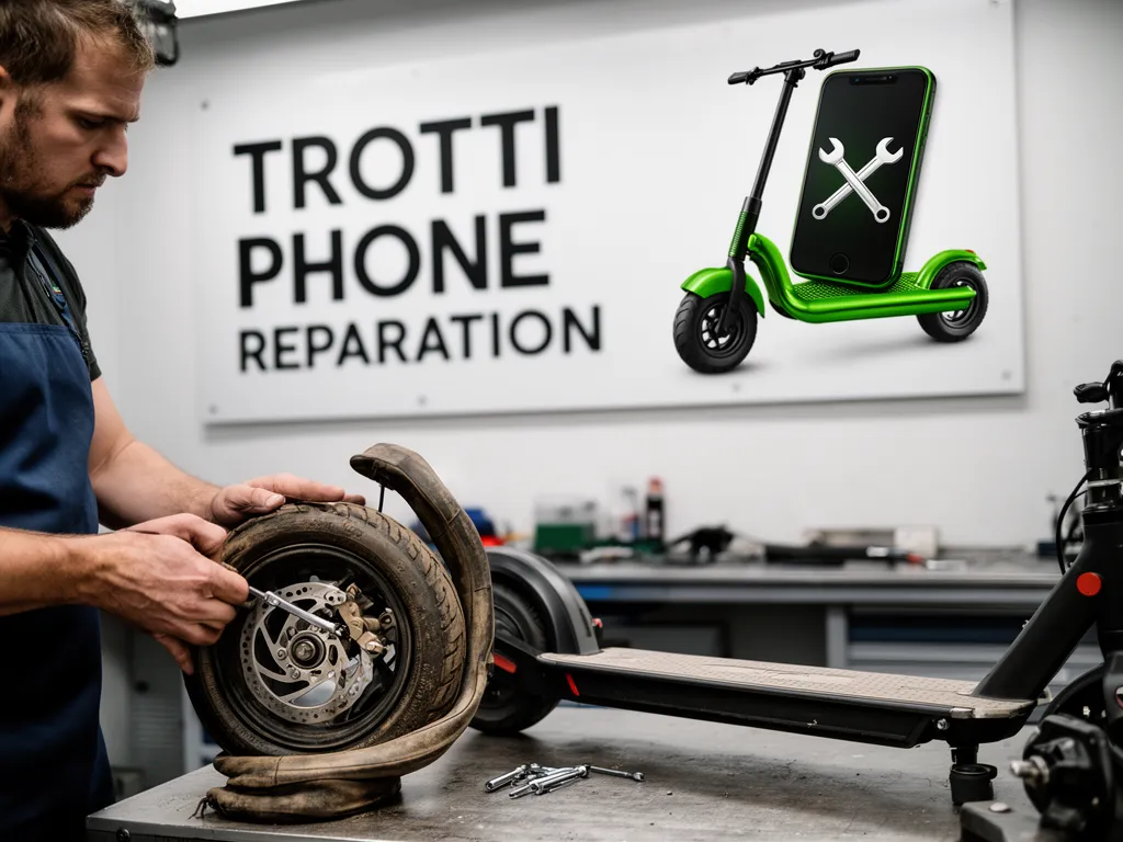 Réparation Pneus / Chambre à air à Ronquerolles - TROTTIPHONE