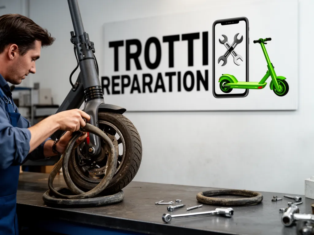 Réparation Pneus / Chambre à air à Saint-Brice-sous-Forêt - TROTTIPHONE