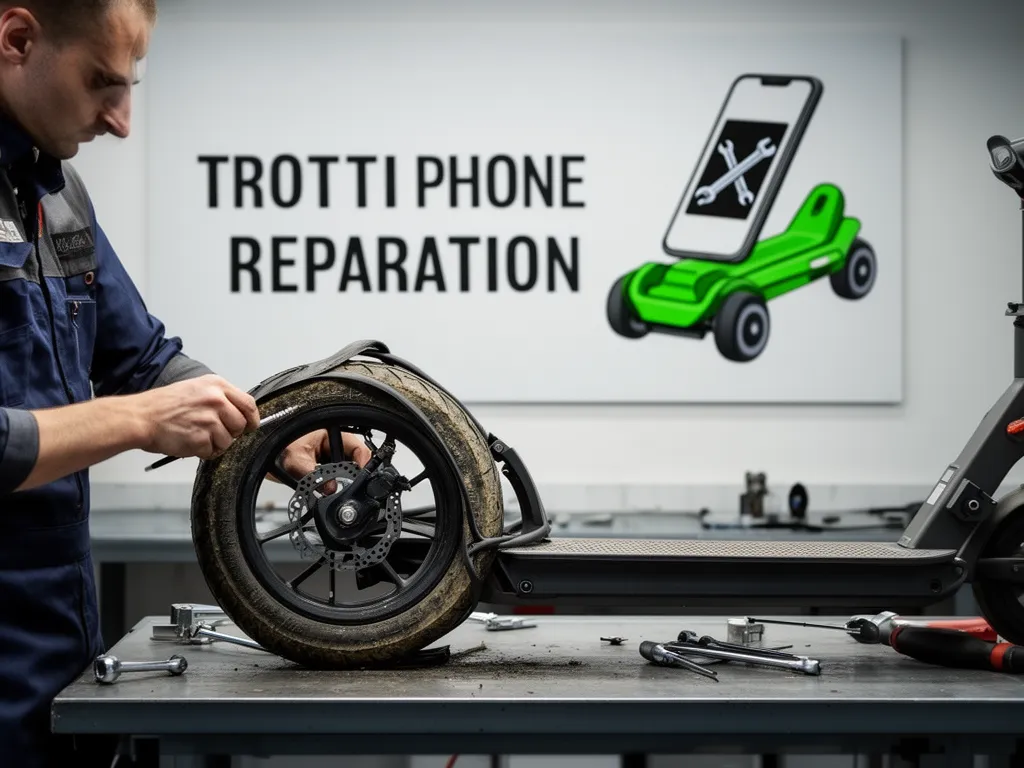 Réparation Pneus / Chambre à air à Saint-Clair-sur-Epte - TROTTIPHONE