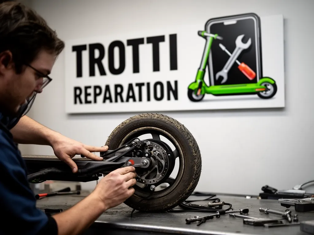 Réparation Pneus / Chambre à air à Saint-Prix - TROTTIPHONE