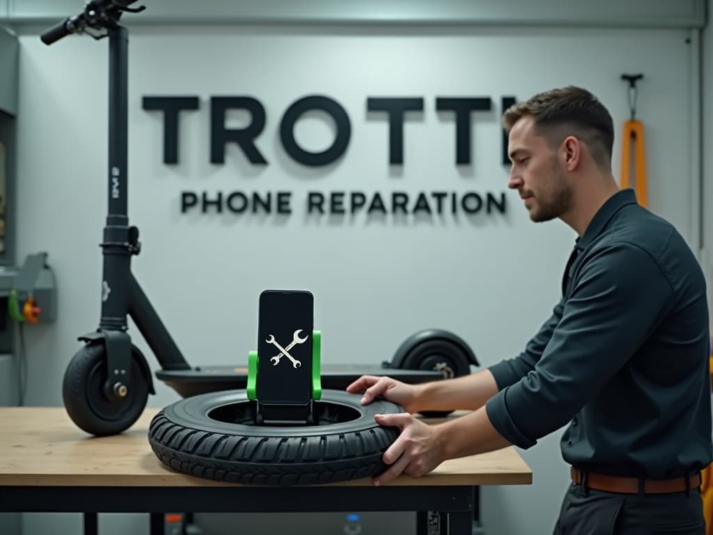 Réparation Pneus / Chambre à air à Sarcelles - TROTTIPHONE