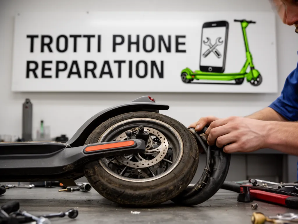 Réparation Pneus / Chambre à air à Seraincourt - TROTTIPHONE