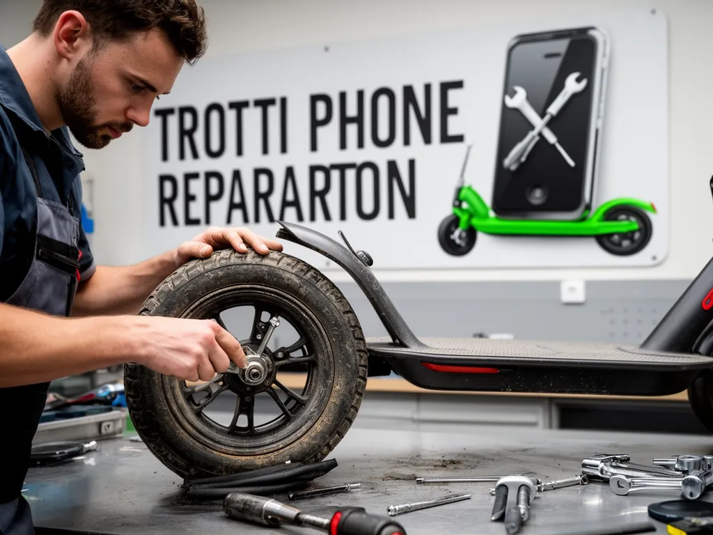 Réparation Pneus / Chambre à air à Seugy - TROTTIPHONE