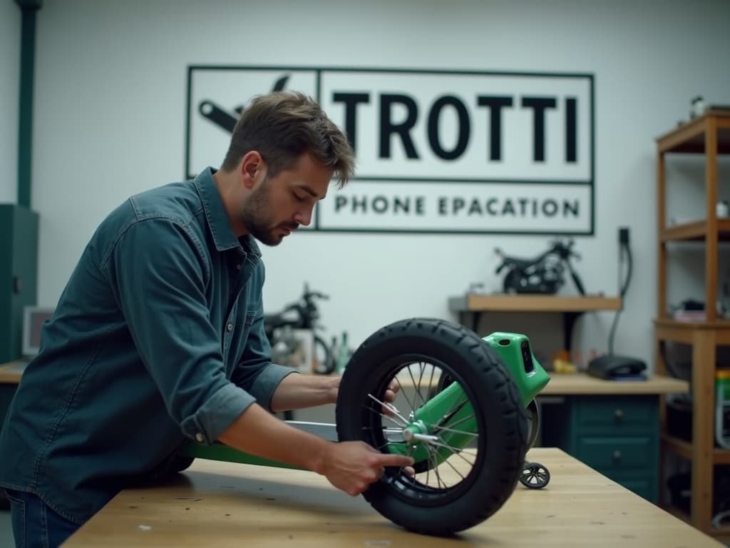 Réparation Pneus / Chambre à air à Taverny - TROTTIPHONE