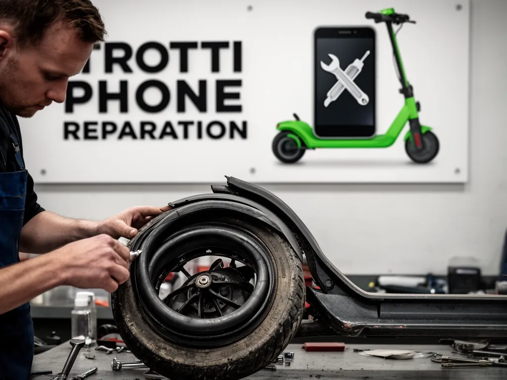 Réparation Pneus / Chambre à air à Theuville - TROTTIPHONE