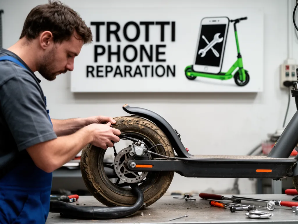 Réparation Pneus / Chambre à air à Vallangoujard - TROTTIPHONE