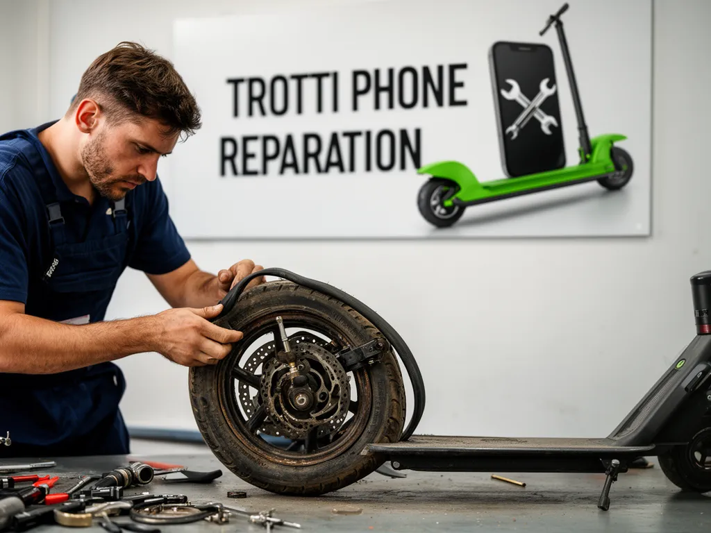 Réparation Pneus / Chambre à air à Vaudherland - TROTTIPHONE