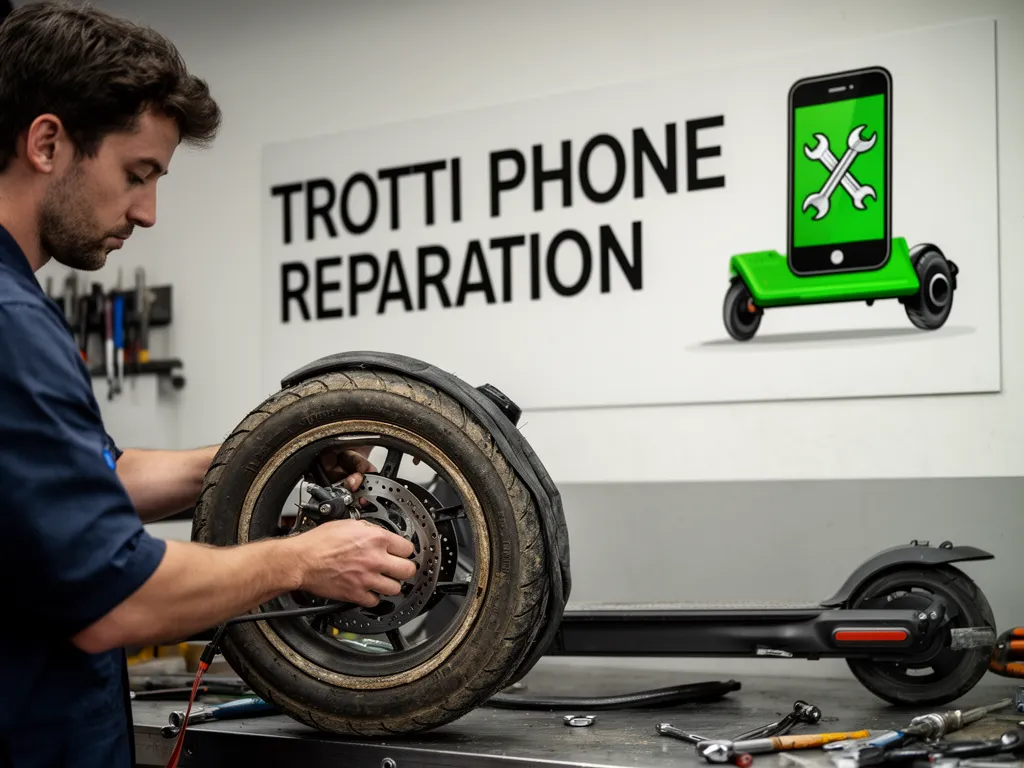 Réparation Pneus / Chambre à air à Villeron - TROTTIPHONE