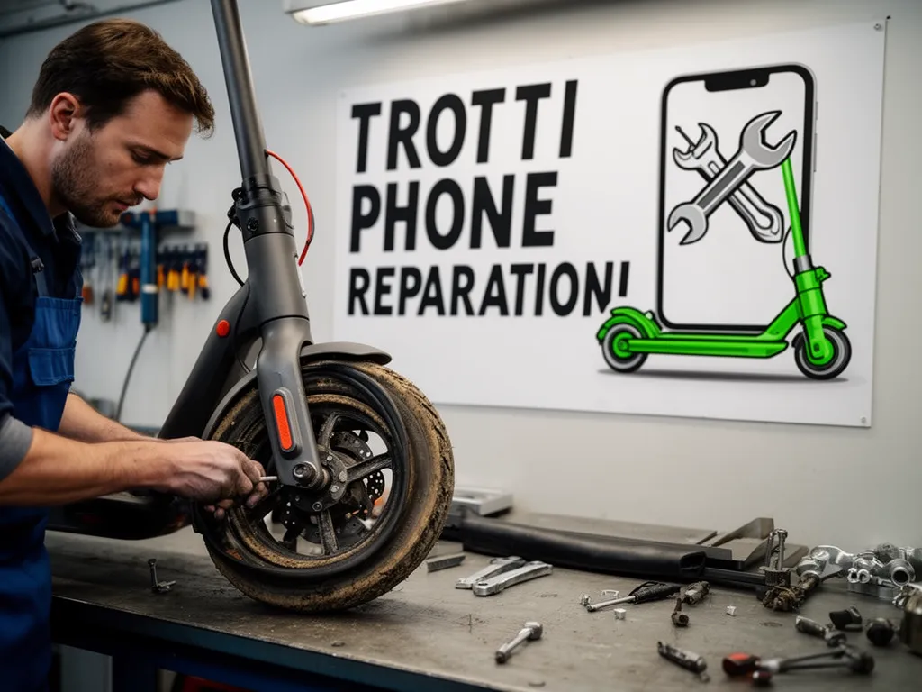 Réparation Pneus / Chambre à air à Villiers-Adam - TROTTIPHONE