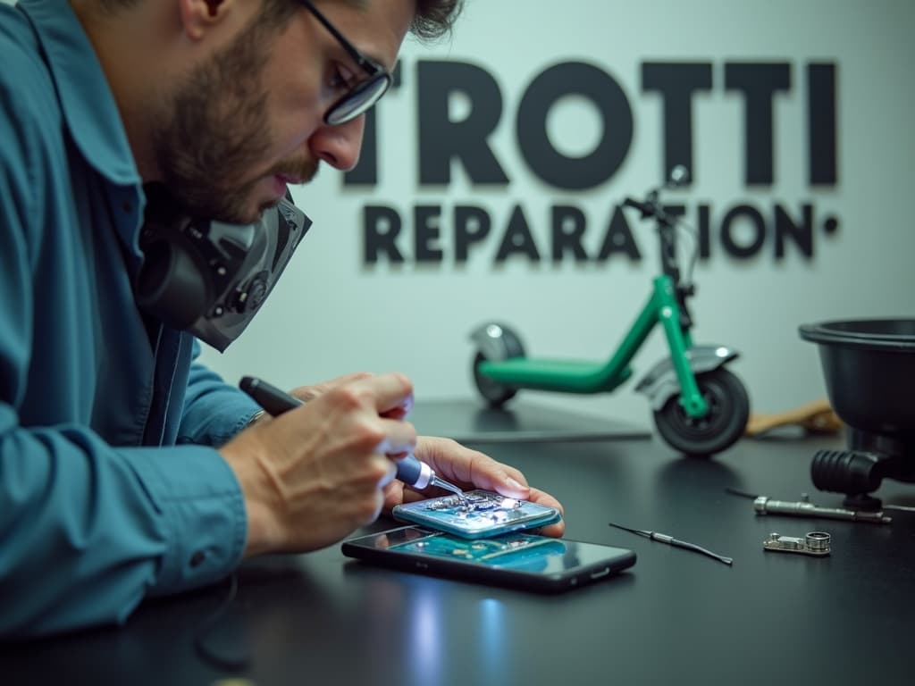 Réparation Connecteur de charge à Eaubonne - TROTTIPHONE