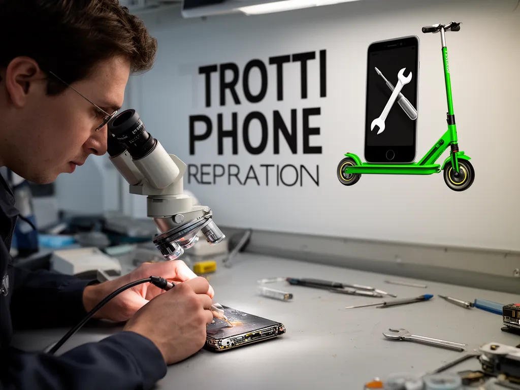 Réparation Connecteur de charge à Le Heaulme - TROTTIPHONE