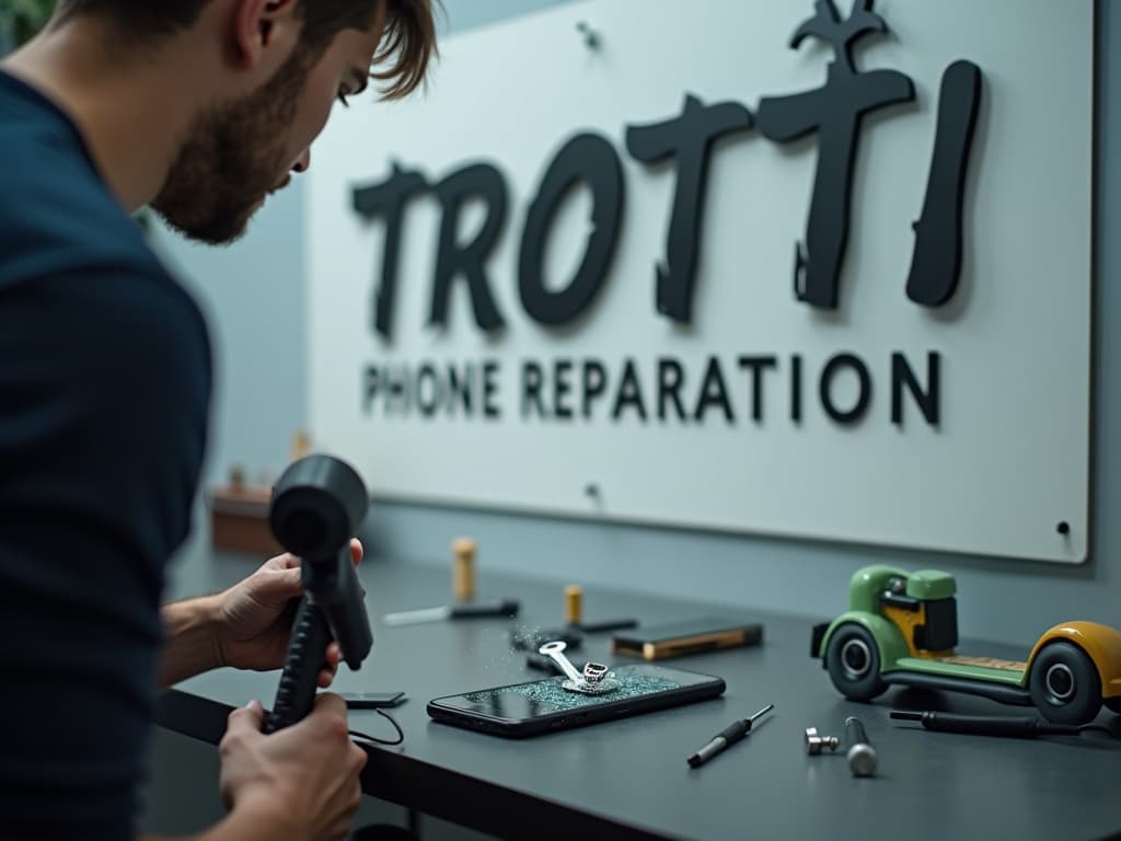 Réparation Vitre arrière à Amenucourt - TROTTIPHONE