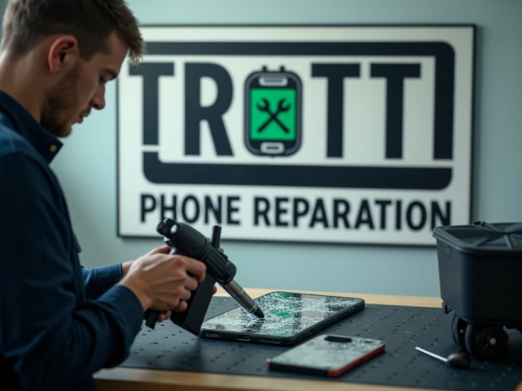 Réparation Vitre arrière à Andrésy - TROTTIPHONE