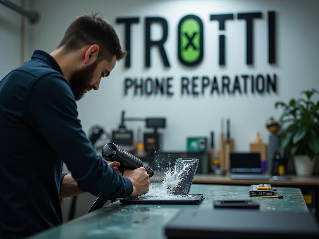 Réparation Vitre arrière à Arronville - TROTTIPHONE