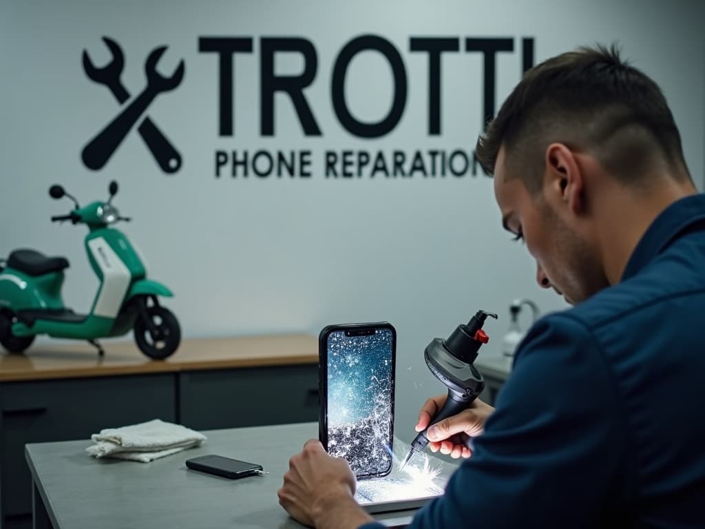 Réparation Vitre arrière à Asnières-sur-Oise - TROTTIPHONE