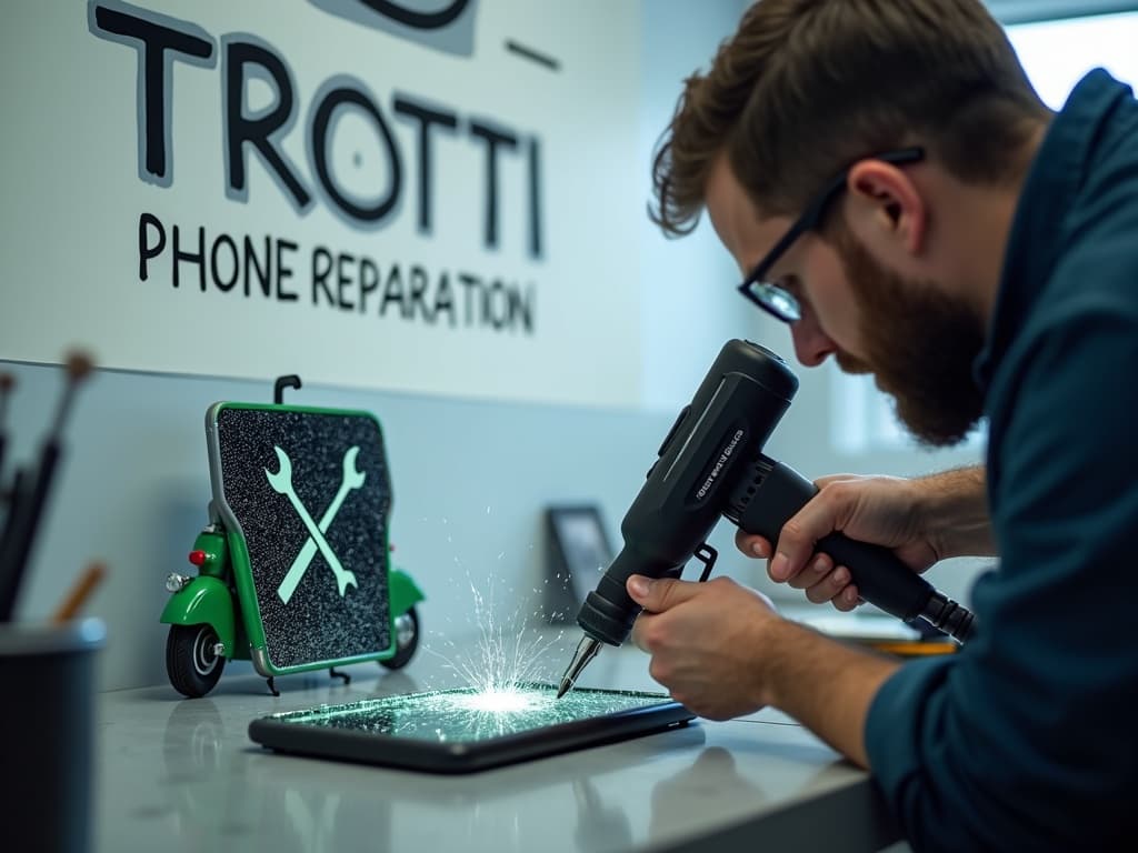 Réparation Vitre arrière à Avernes - TROTTIPHONE