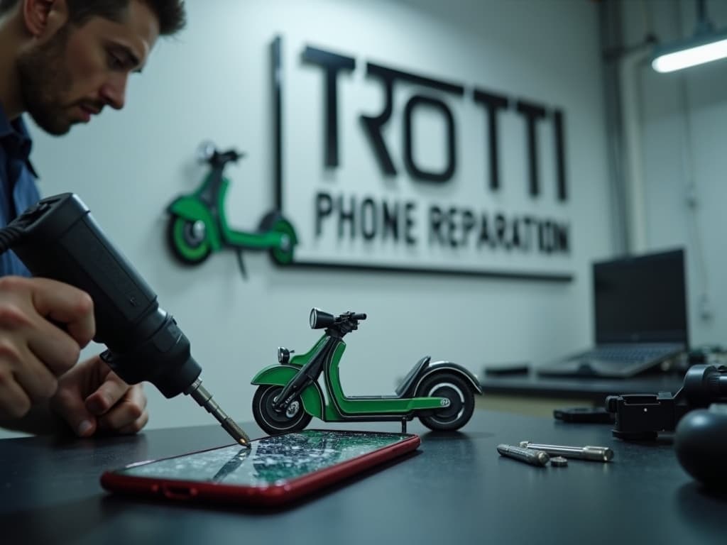 Réparation Vitre arrière à Beauchamp - TROTTIPHONE